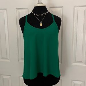 ☘️Kelly Green Ladies Tank Top by BODY CENTRAL SZ Small